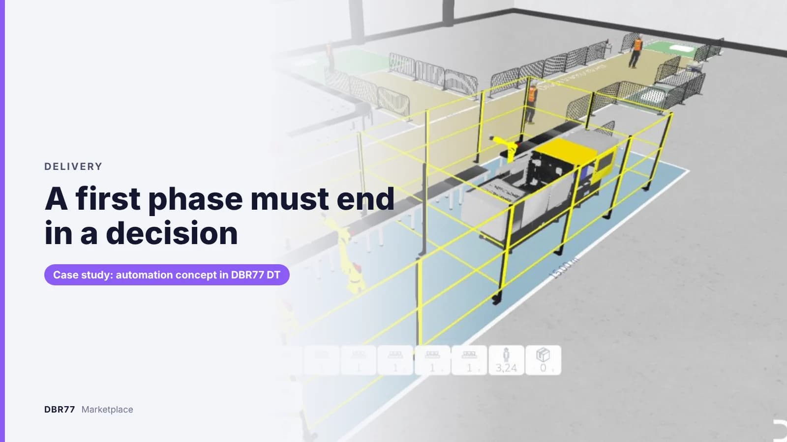 A first phase must end in a decision. Case study: automation concept in DBR77 DT