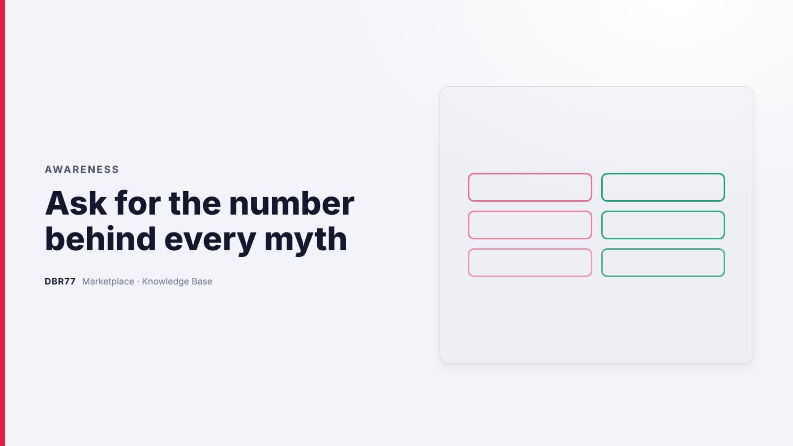 Ask for the number behind every myth